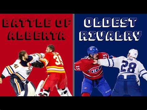 biggest rivalries in nhl